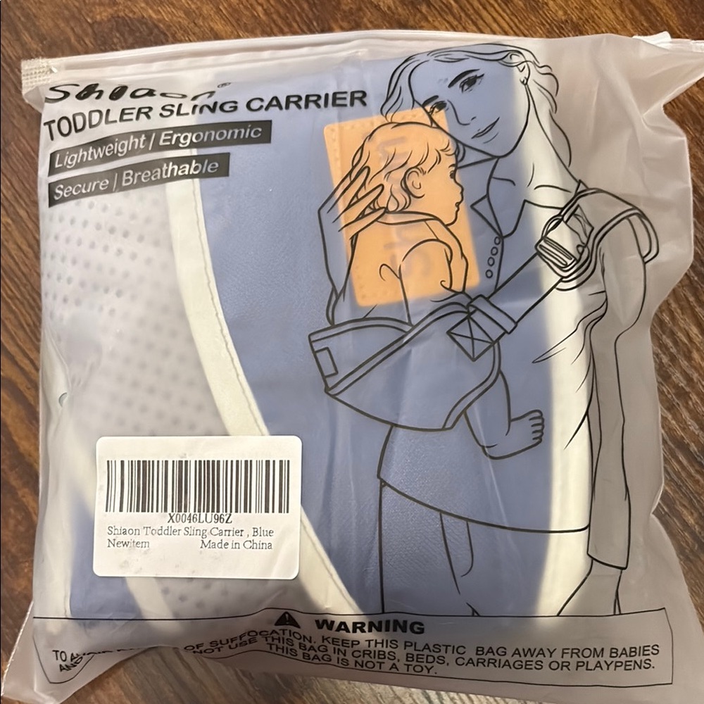 Toddler Sling Carrier - Blue
